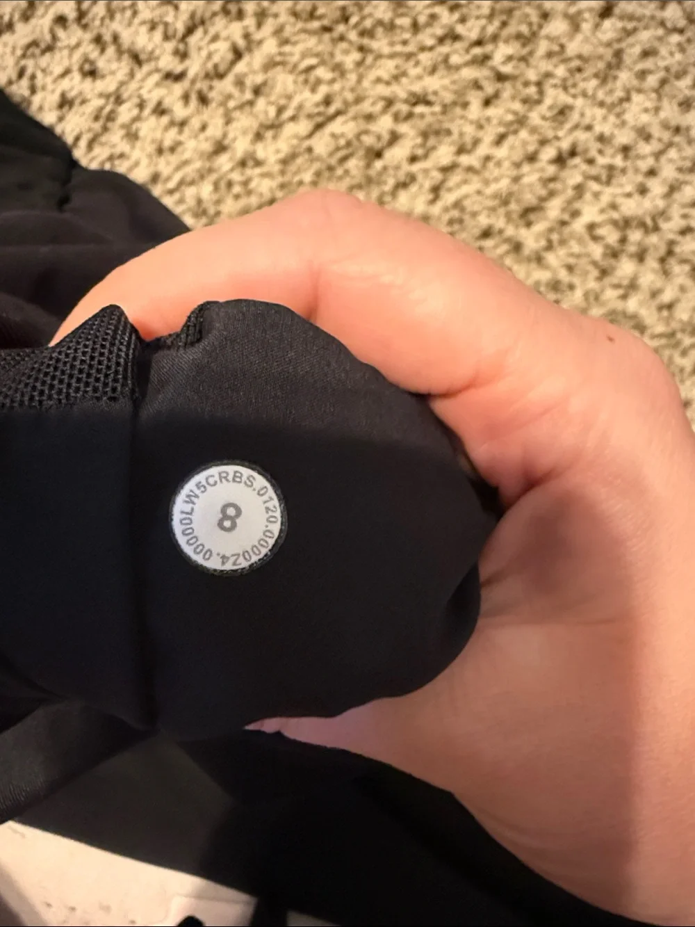 lululemon athletica Black Drawstring Track Pants